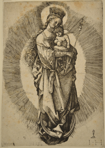 Hopfer Hieronymus - Madonna con Bambino e lo scettro sulla luna crescente